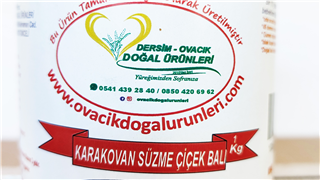 Ovacık Karakovan Süzme Çiçek Balı